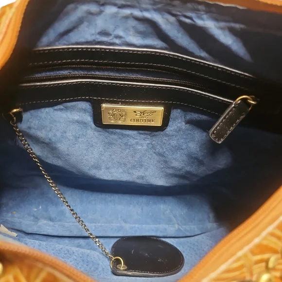 Sharif Hand Painted Vintage Bag Unique and Rare with Original Dust bag - Picture 11 of 16